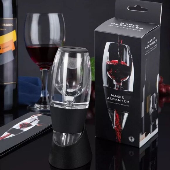 Portable Red Wine Decanter Aerator Bar Accessories Wine Whisky QuickDecanter1Set - Picture 1 of 12